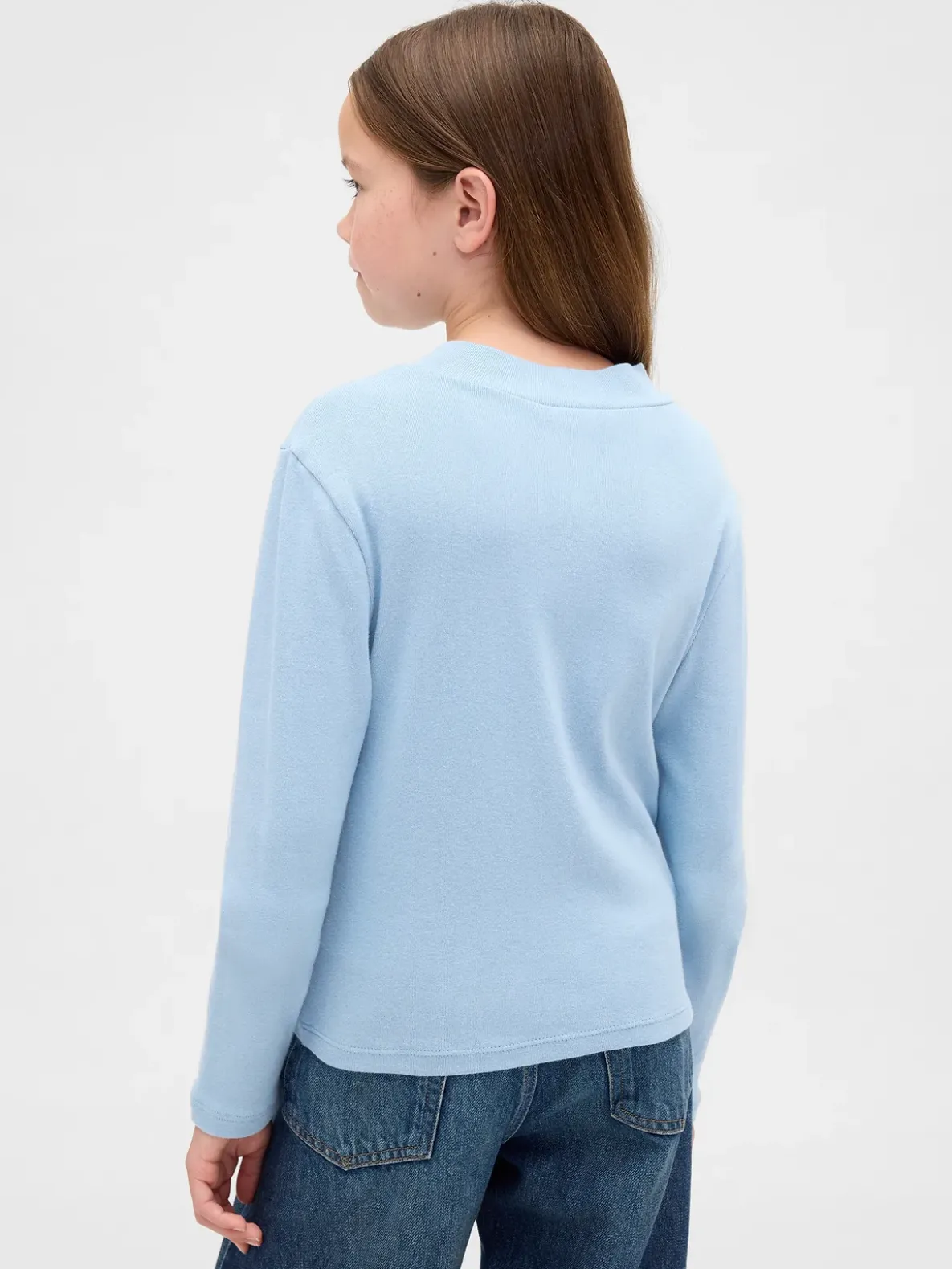 Kids Rib Mockneck T-Shirt