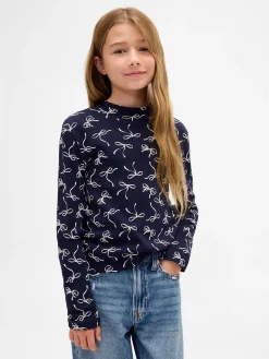Kids Rib Mockneck T-Shirt