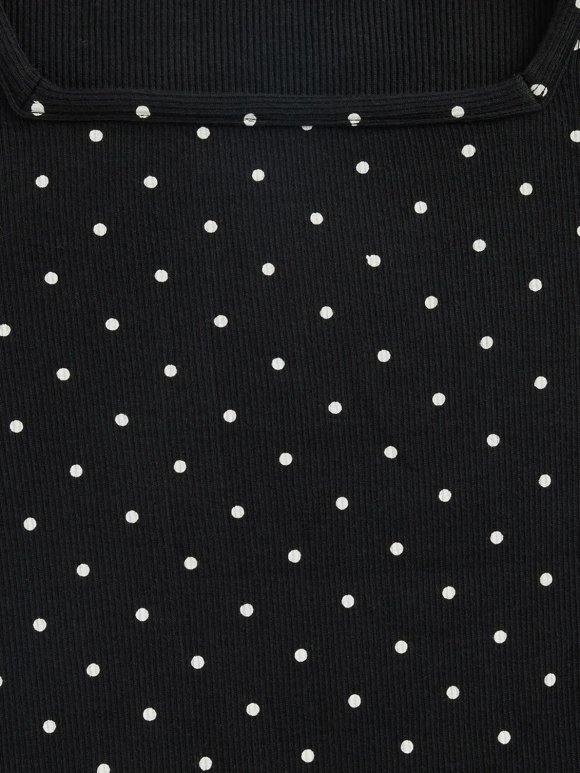 Kids Rib Puff-Sleeve Top