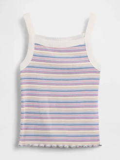 Kids Rib Square-Neck Tank Top