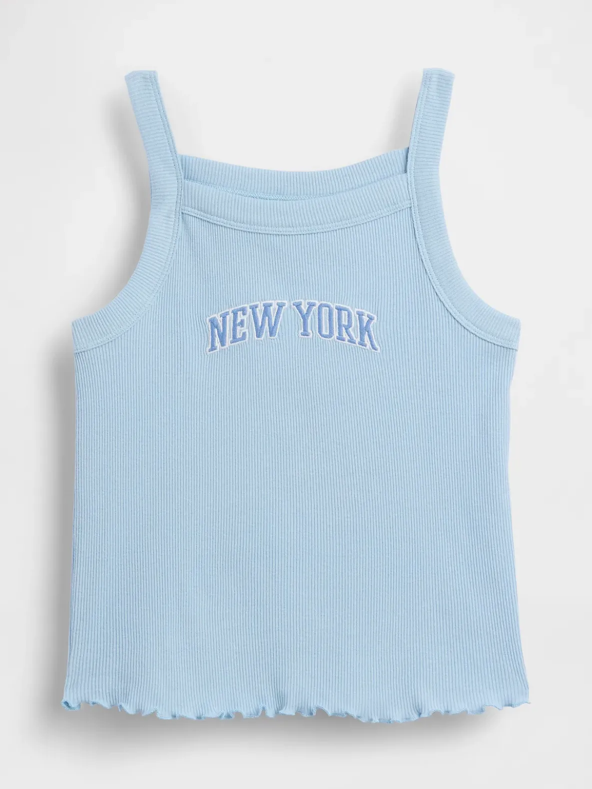 Kids Rib Square-Neck Tank Top