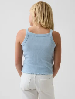 Kids Rib Square-Neck Tank Top