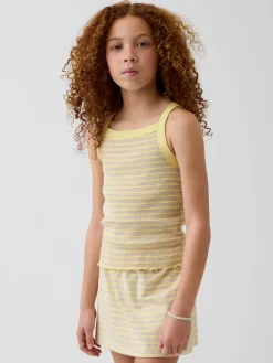 Kids Rib Square-Neck Tank Top