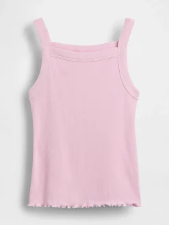 Kids Rib Square-Neck Tank Top