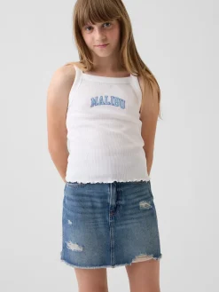 Kids Rib Square-Neck Tank Top
