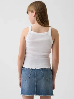 Kids Rib Square-Neck Tank Top
