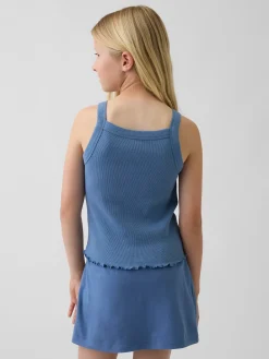 Kids Rib Square-Neck Tank Top
