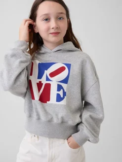 Kids Robert Indiana LOVE Hoodie