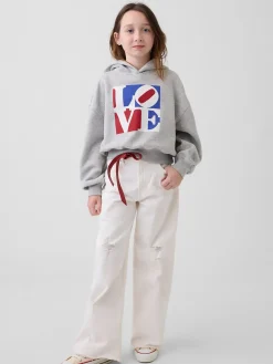 Kids Robert Indiana LOVE Hoodie