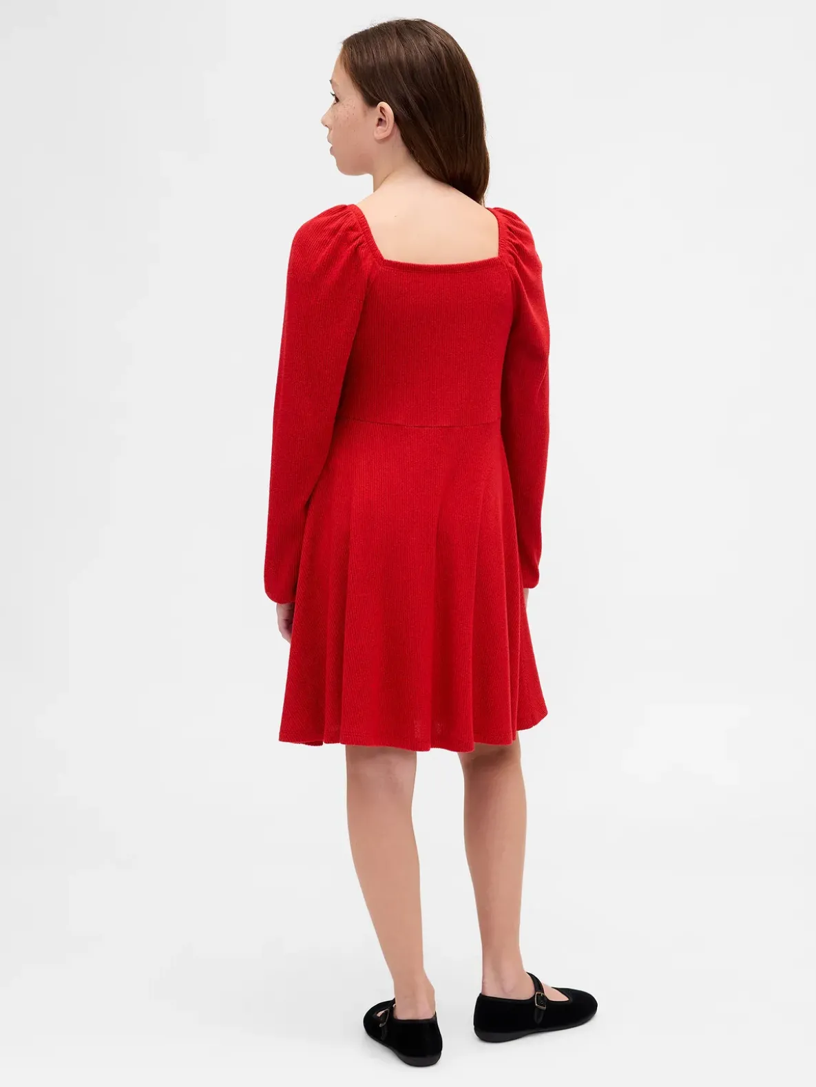 Kids Ruched Bow Dress