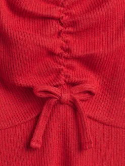 Kids Ruched Bow Dress