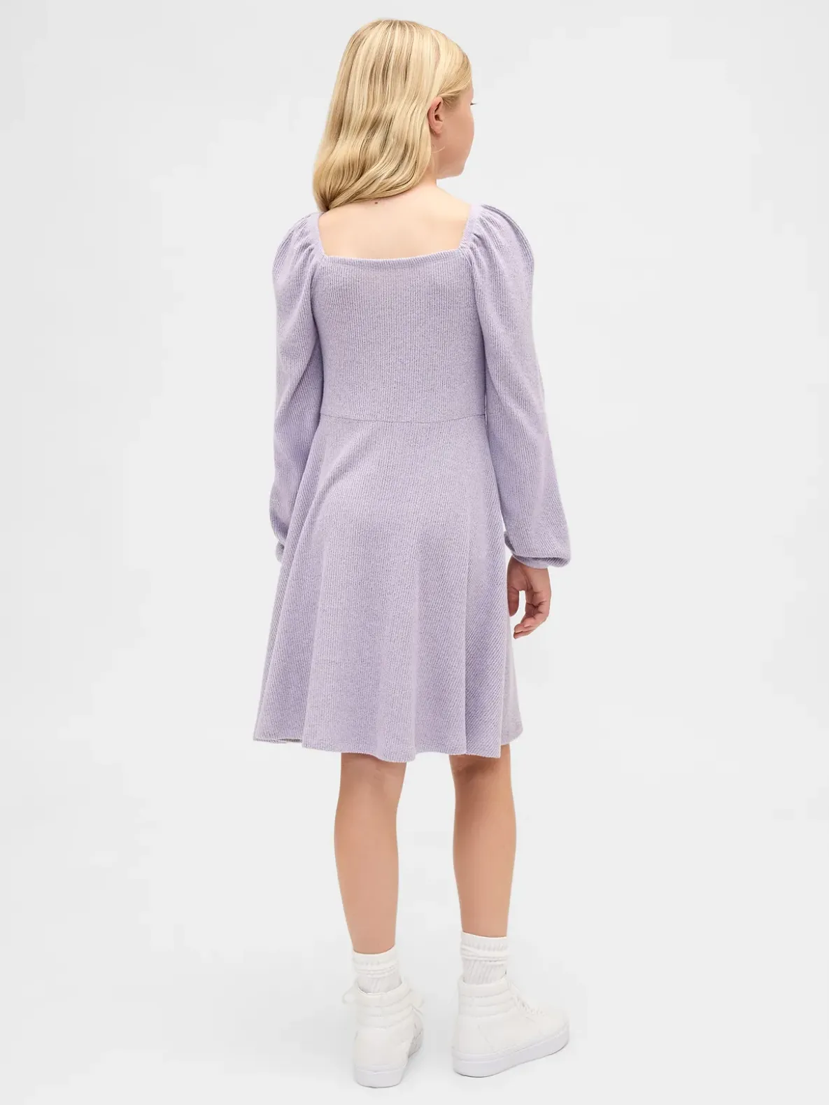 Kids Ruched Bow Dress