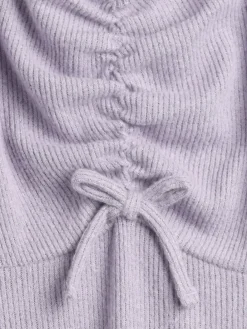 Kids Ruched Bow Dress