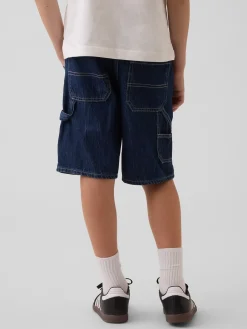 Kids '90s Loose Easy Denim Carpenter Shorts