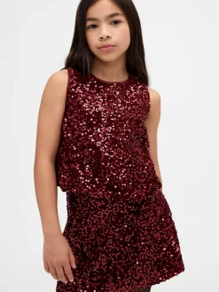 Kids Sequin Bubble Top