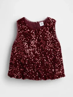 Kids Sequin Bubble Top