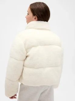 Kids Sherpa Puffer Jacket