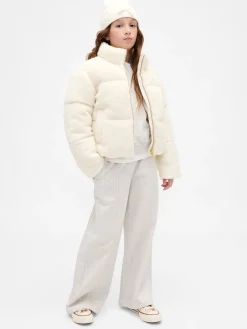 Kids Sherpa Puffer Jacket