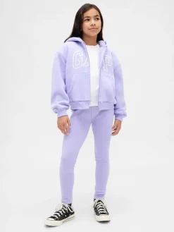 Kids Sherpa-Lined Graphic Logo Hoodie