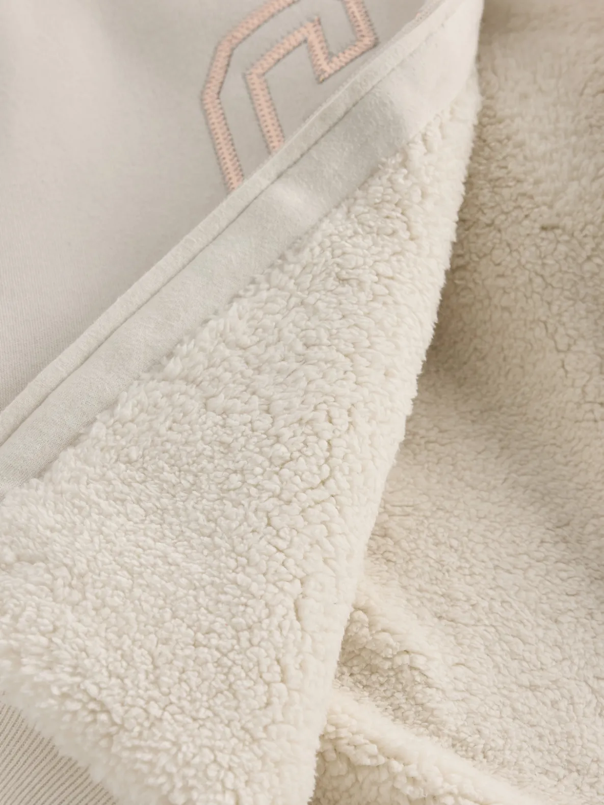 Kids Sherpa-Lined Graphic Logo Hoodie
