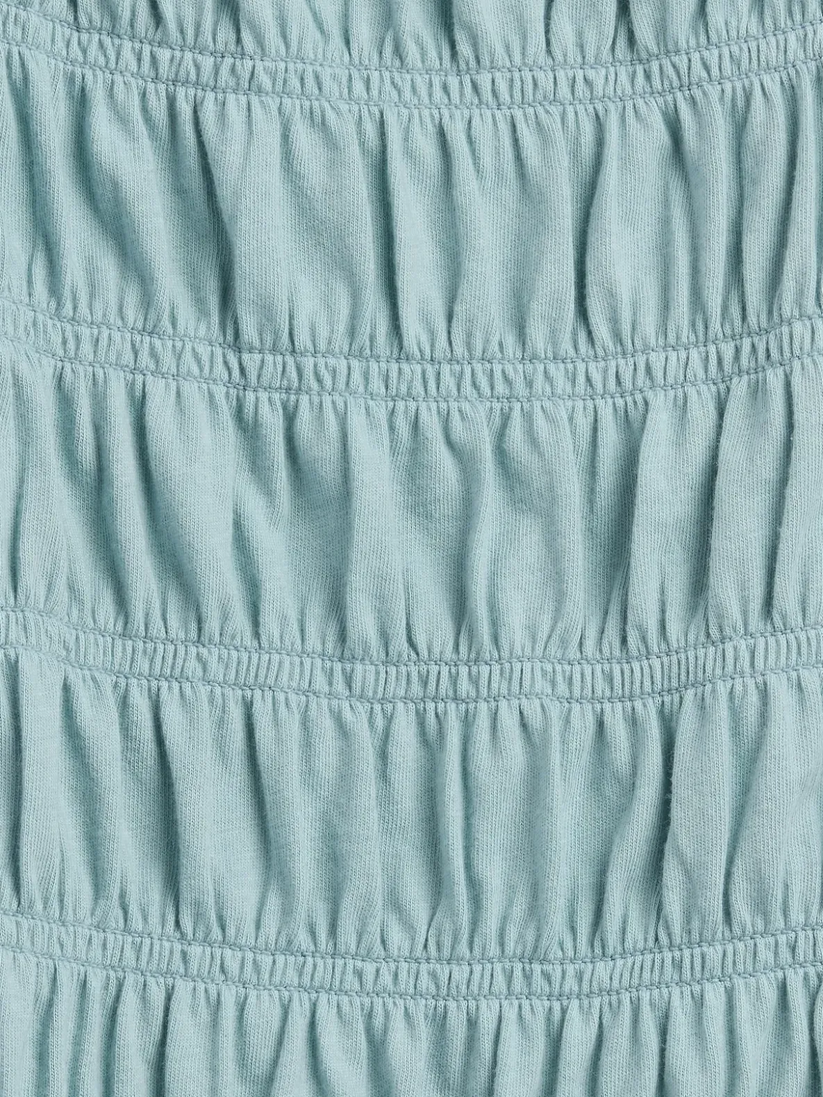 Kids Smocked Square-Neck Top