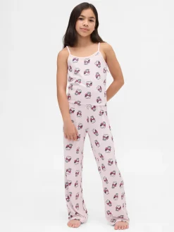 Kids Snoopy Recycled Tank PJ Set