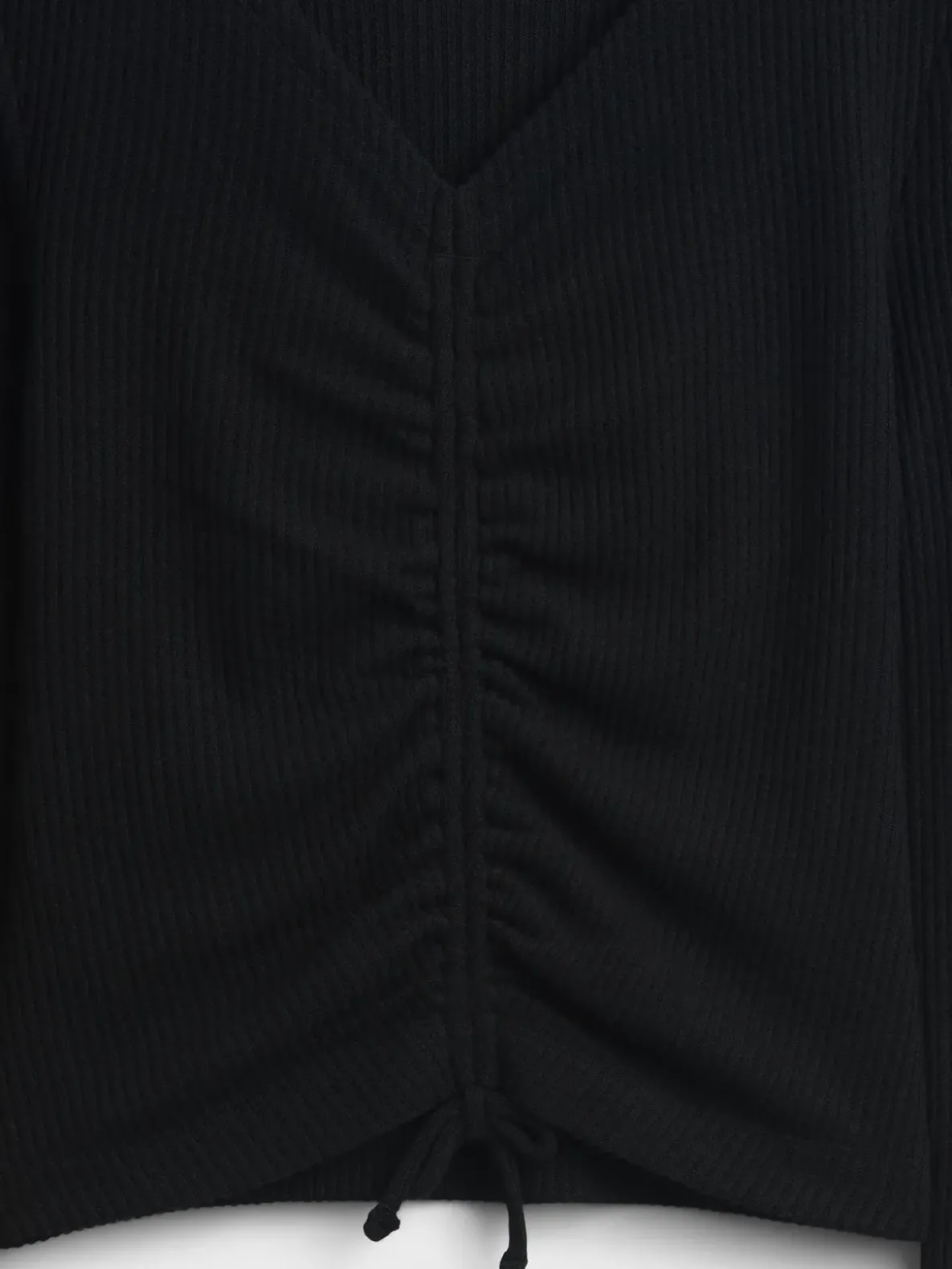 Kids Softspun Rib Ruched Top