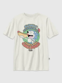 Kids Sonic The Hedgehog Chilidogs Graphic T-Shirt
