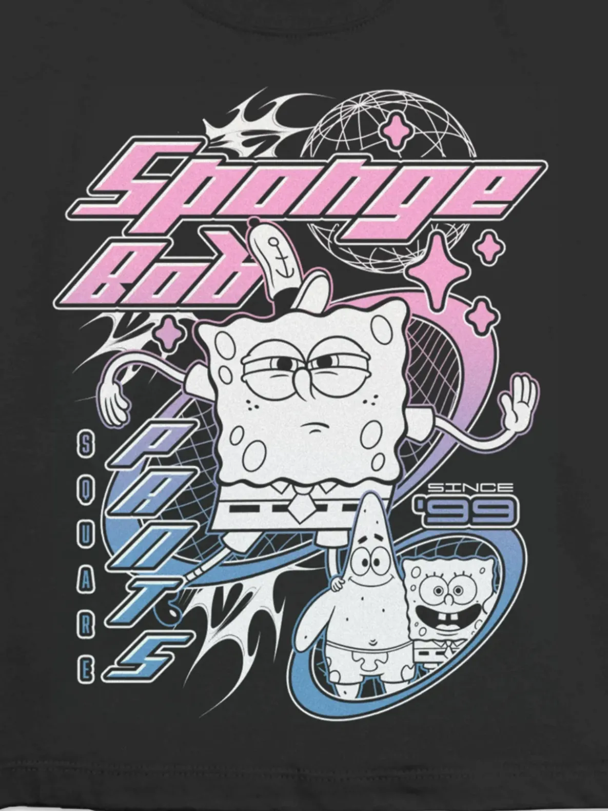 Kids Spongebob Y2K Graphic T-Shirt