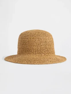 Kids Straw Bucket Hat