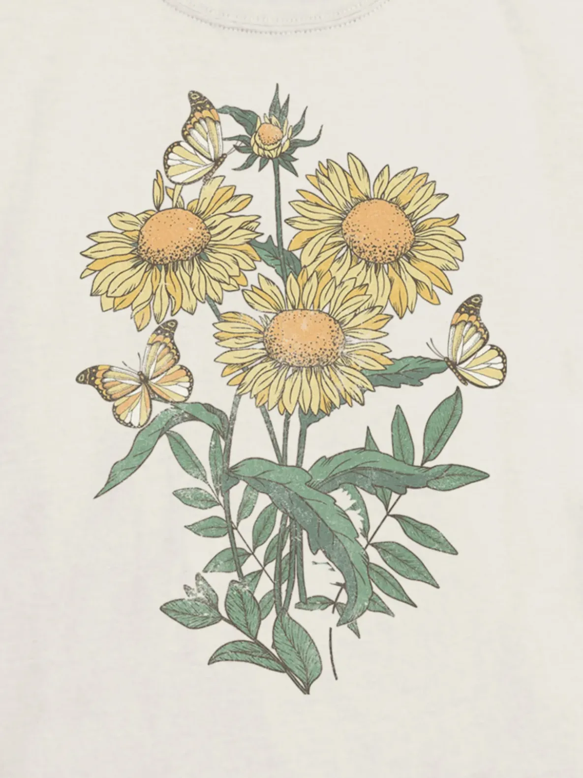 Kids Sunflowers Graphic T-Shirt