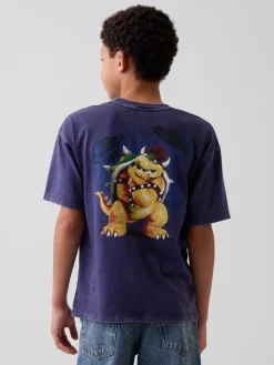 Kids Super Mario Relaxed Graphic T-Shirt