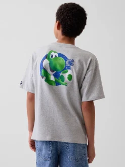 Kids Super Mario Relaxed Graphic T-Shirt