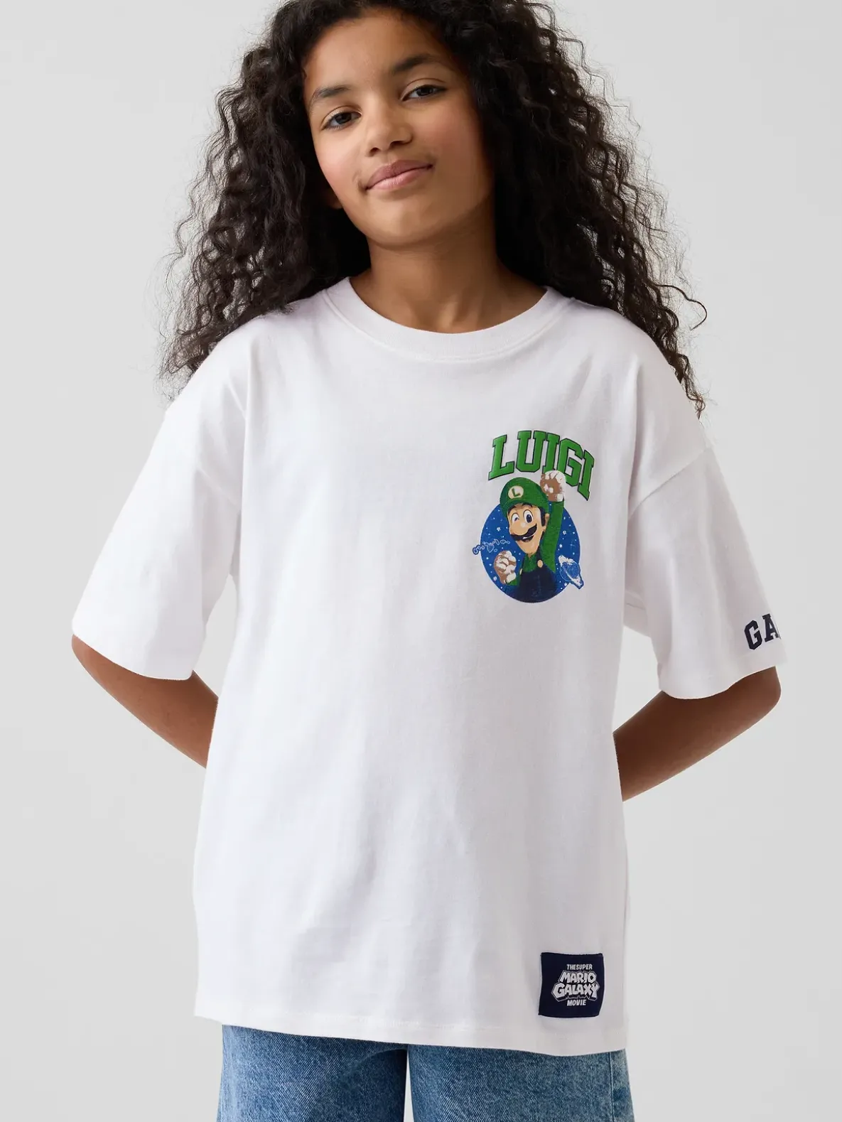 Kids Super Mario Relaxed Graphic T-Shirt