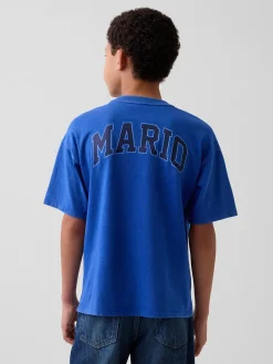 Kids Super Mario Relaxed Graphic T-Shirt