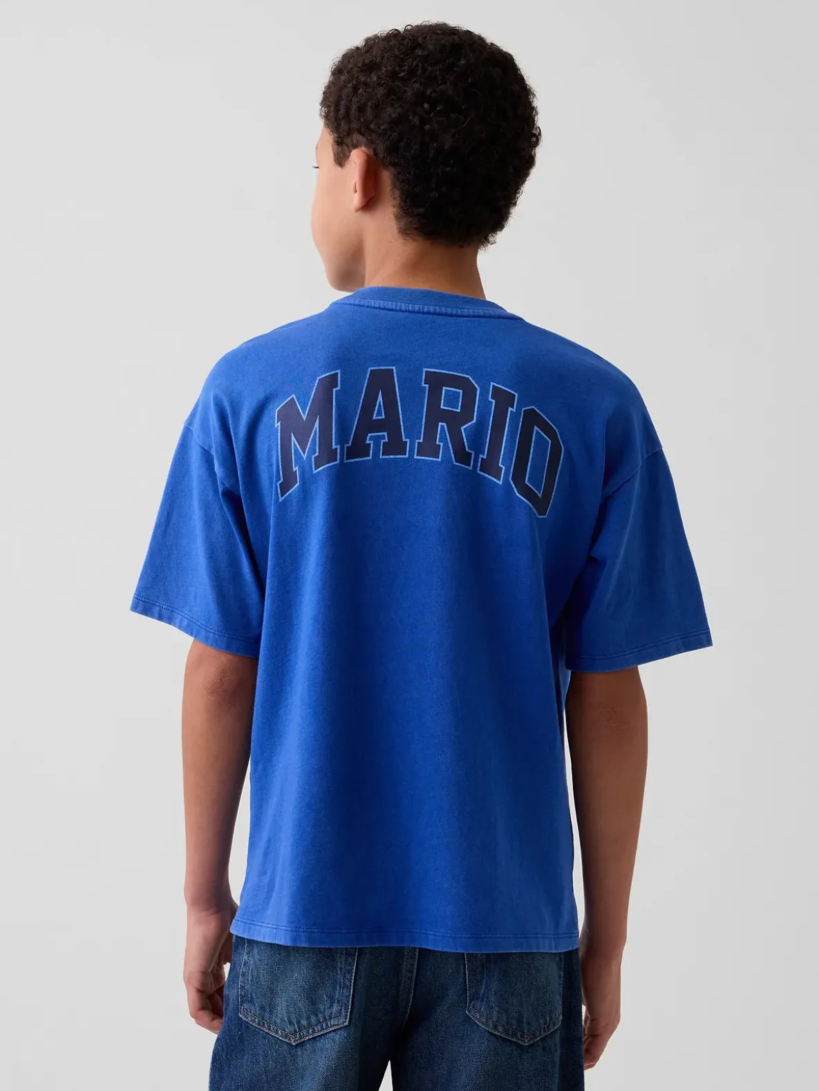 Kids Super Mario Relaxed Graphic T-Shirt