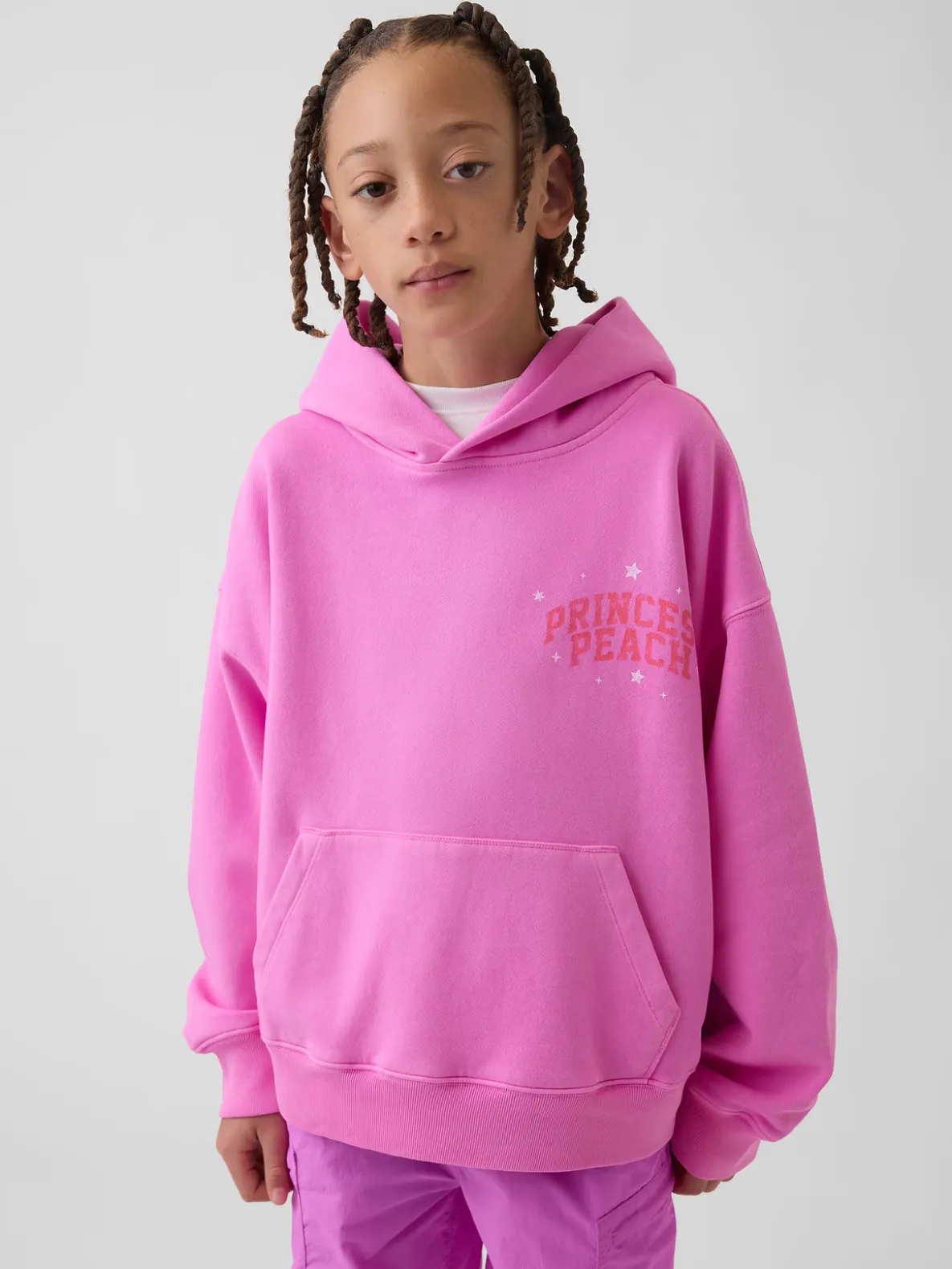Kids Super Mario VintageSoft Relaxed Hoodie
