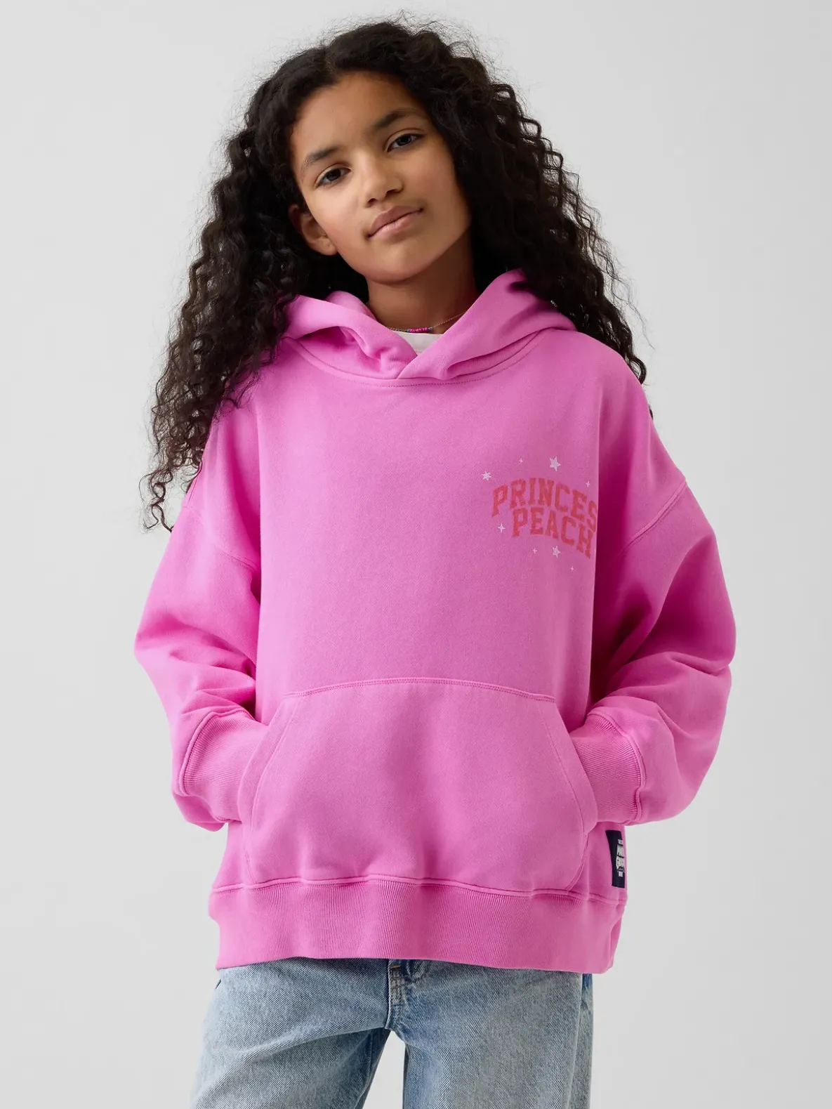 Kids Super Mario VintageSoft Relaxed Hoodie