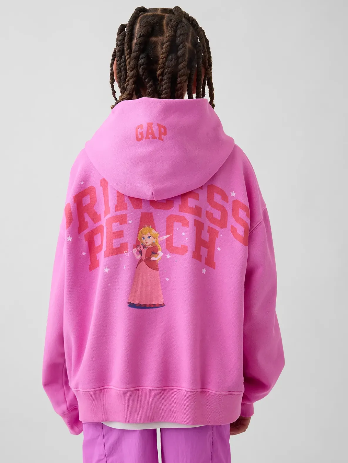Kids Super Mario VintageSoft Relaxed Hoodie