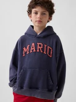 Kids Super Mario VintageSoft Relaxed Hoodie
