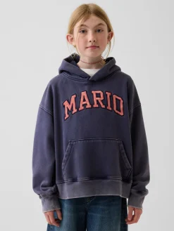 Kids Super Mario VintageSoft Relaxed Hoodie