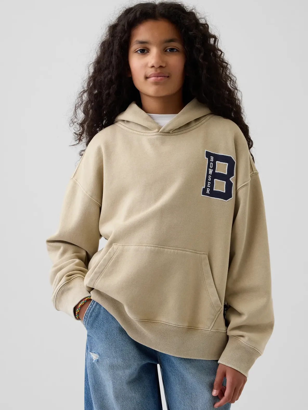 Kids Super Mario VintageSoft Relaxed Hoodie