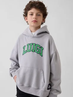 Kids Super Mario VintageSoft Relaxed Hoodie