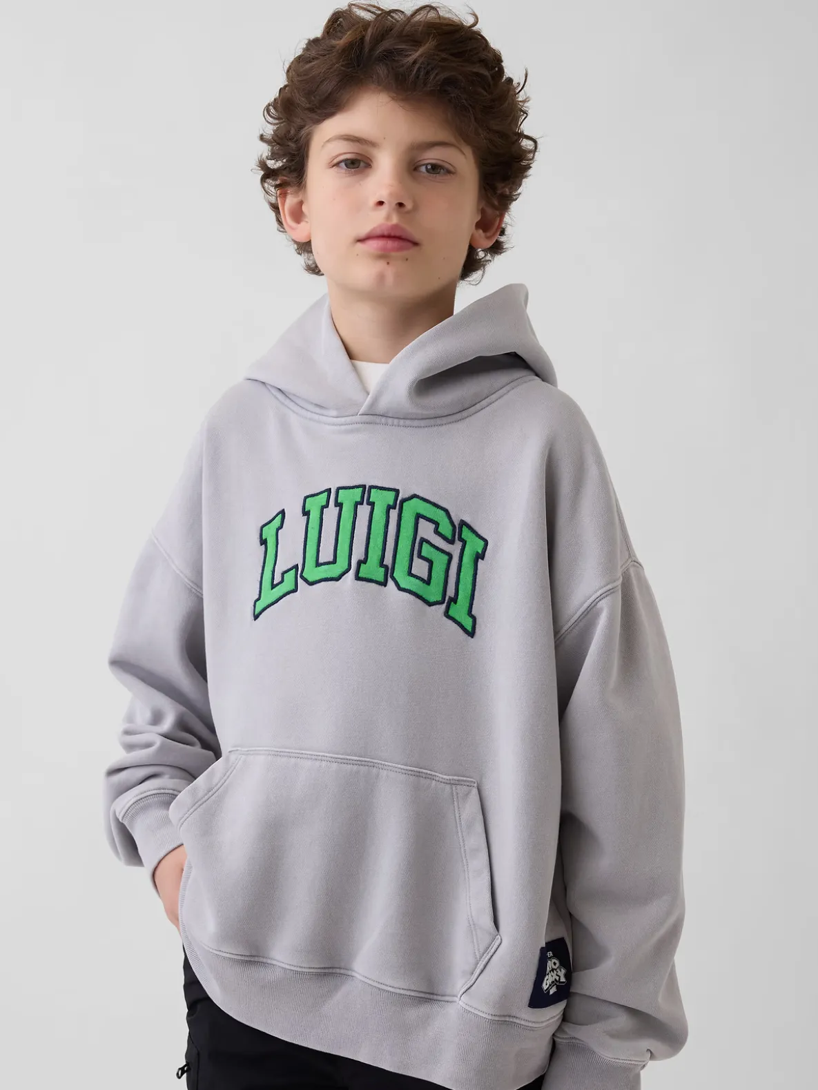 Kids Super Mario VintageSoft Relaxed Hoodie
