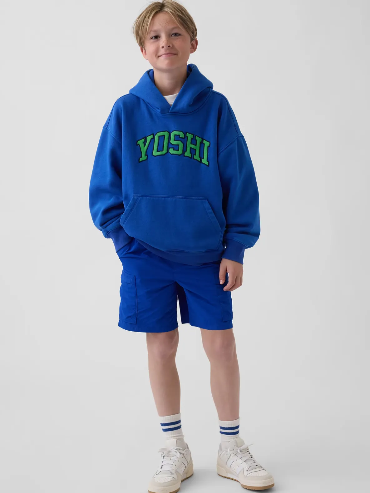 Kids Super Mario VintageSoft Relaxed Hoodie