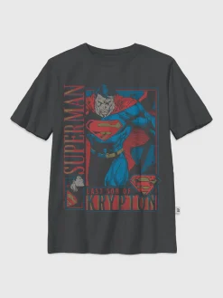 Kids Superman Retro Graphic T-Shirt