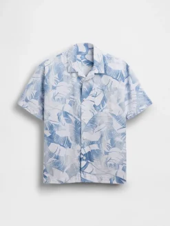 Kids Textured Floral Relaxed Vacay Shirt