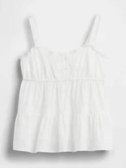 Kids Tiered Eyelet Tank Top