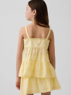 Kids Tiered Eyelet Tank Top