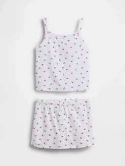 Kids Towel Terry Skort Outfit Set
